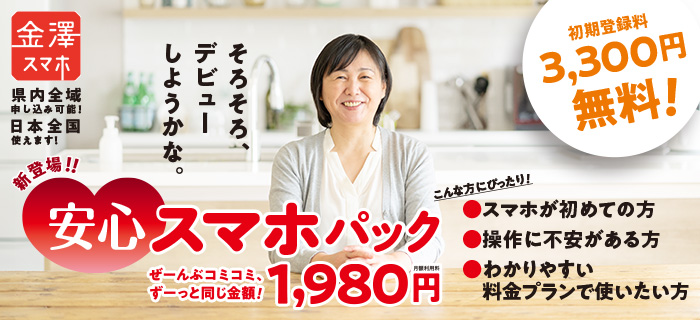 金澤スマホ 安心スマホパック